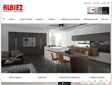 Tablet Screenshot of albiez-moebel.de